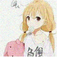 动漫影院观众头像：酒红底纹剪影